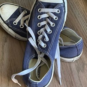 Navy Blue converse sneakers